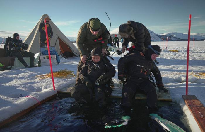 غواص
      ينزل
      إلى
      أعماق
      متجمِّدة
      ويعود
      بحكاية
      مدهشة