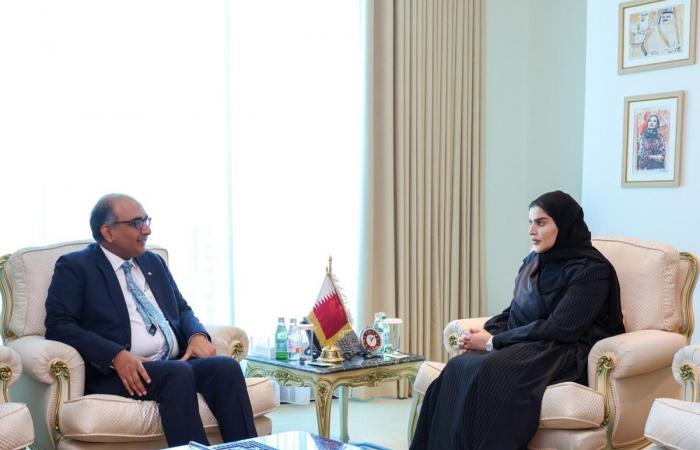 وزير الدولة للتعاون الدولي تجتمع مع سفير الهند