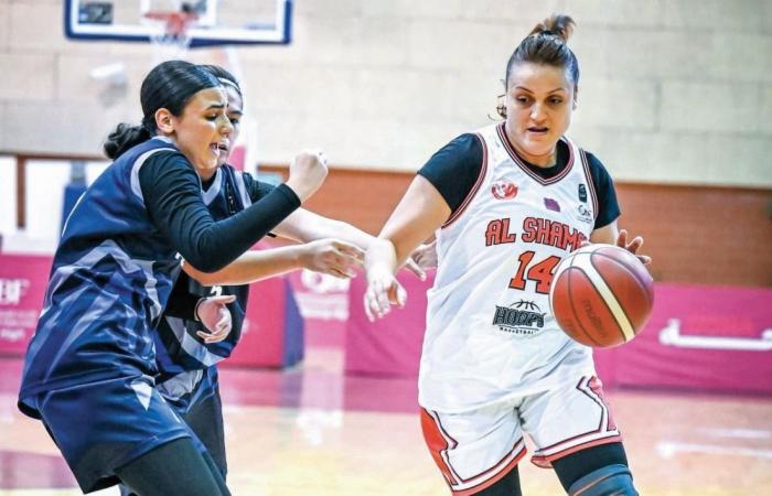 فوز الغرافة والأدعم في دوري السلة للسيدات