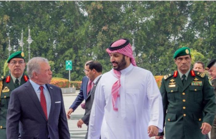 ولي
      العهد
      السعودي
      يستقبل
      ملك
      الأردن
      وأمير
      قطر
      في
      جدة