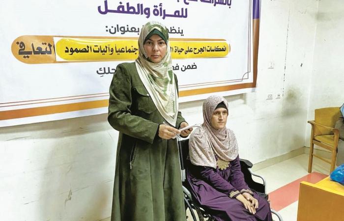 جريحة غزية استشهد أطفالها الأربعة ولا تزال تنتظر العلاج