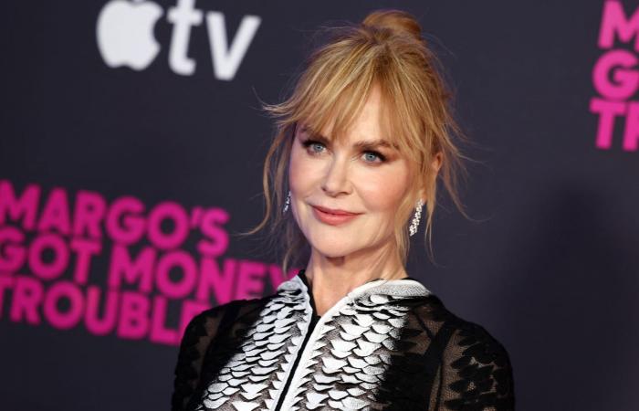 قماش شفاف وحراشف أسماك.. هكذا ظهرت نيكول كيدمان في نيويورك