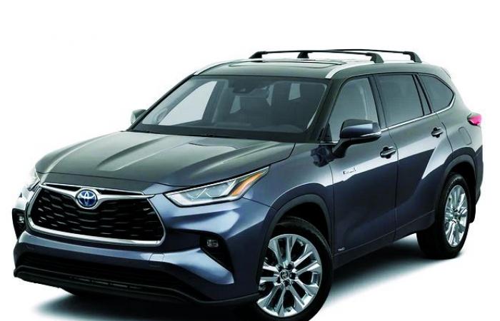 وزارة التجارة والصناعة: استدعاء تويوتا هايلاندر 2021 - 2023