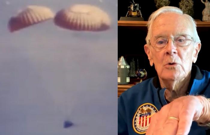 أصغر شخص مشى على سطح القمر يتحدث لـCNN قبل هبوط مركبة "أرتميس 2" في المحيط