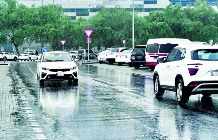 أرصاد قطر: فرص أمطار متوسطة إلى غزيرة يومي السبت و الأحد