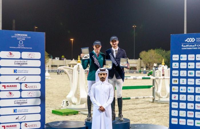 السويدي يتوج بلقب الهواة وخالد الهادي بطل الجولة الفضية في لونجين هذاب