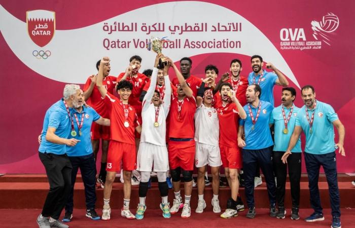  الشمال يتوج بلقب بطولة كأس الناشئين للكرة الطائرة