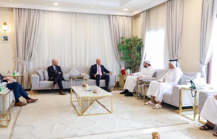 وزير الدولة بوزارة الخارجية يجتمع مع المبعوث الأمريكي الخاص إلى سوريا