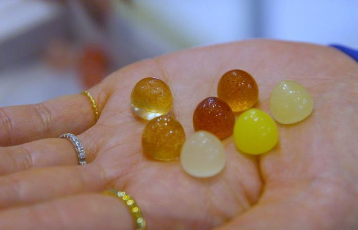 أحجار كريمة تُصنع من فاكهة ناضجة..شاهد كيف يتحول الأناناس والبرتقال إلى مجوهرات؟