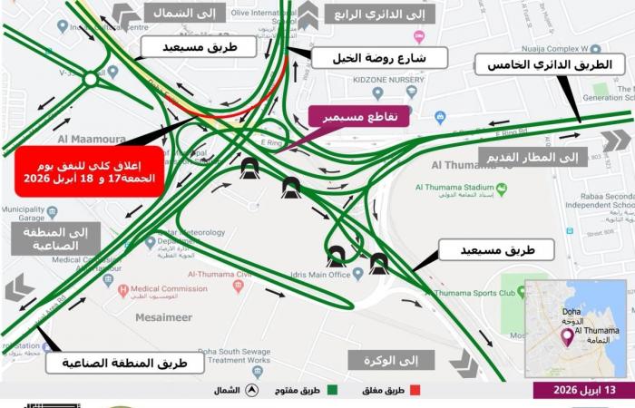 أشغال: إغلاق كلي لنفق مسيمير يوم الجمعة