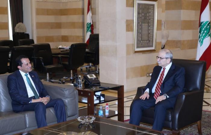رئيس مجلس الوزراء اللبناني يستقبل سفير دولة قطر