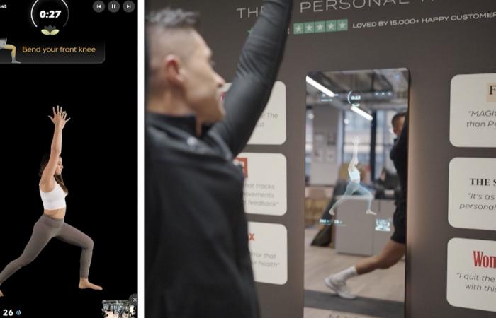 مرآة "ذكية" تراقب أداءك للتمارين الرياضية وتصححها لك في الوقت الفعلي