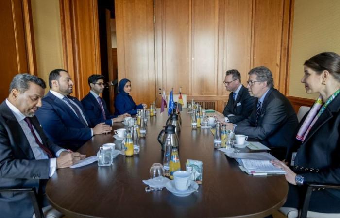 وزير الدولة بوزارة الخارجية يجتمع مع وزير الدولة في وزارة الخارجية الألمانية