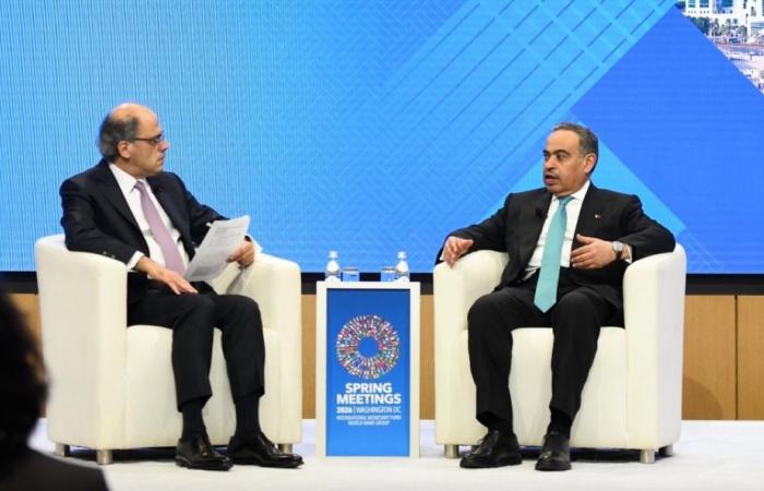 وزير المالية يشارك في جلسة ضمن اجتماعات الربيع للبنك الدولي وصندوق النقد الدولي