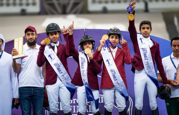  قطر تفوز بذهبية الفرق لفئة الأشبال في نهائي المجموعة السابعة لبطولة الاتحاد الدولي للفروسية