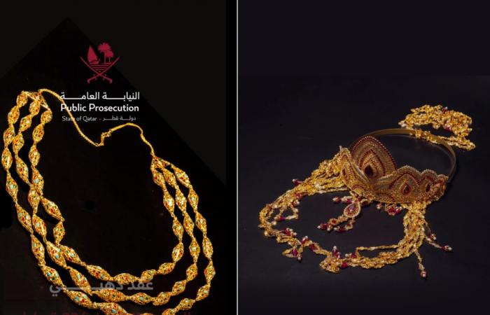 6 مقتنيات ثمينة بمزاد جديد للنيابة العامة الأربعاء بينها تاج ذهبي 254 جراماً.. تعرف على التفاصيل