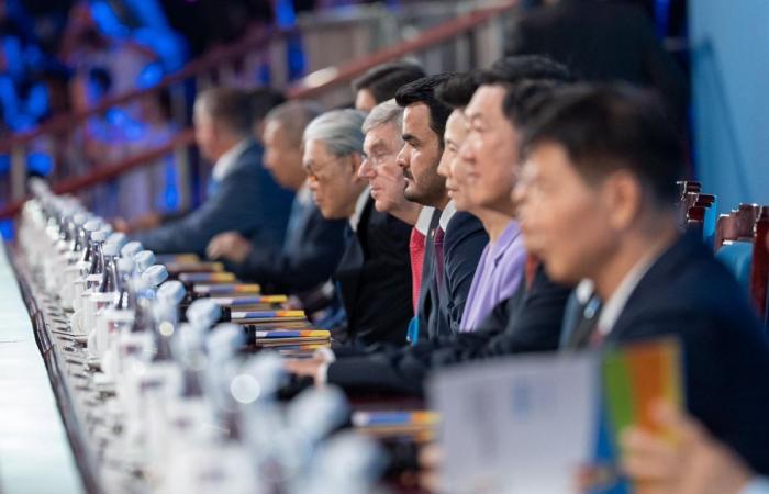 الشيخ جوعان بن حمد يحضر حفل افتتاح دورة الألعاب الآسيوية الشاطئية – سانيا 2026