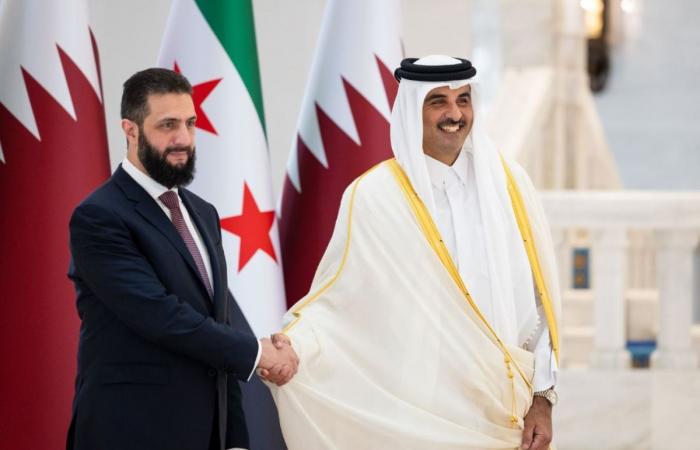 الرئيس أحمد الشرع: خلال اللقاء الأخوي مع سمو الأمير جددت تضامن سوريا مع قطر