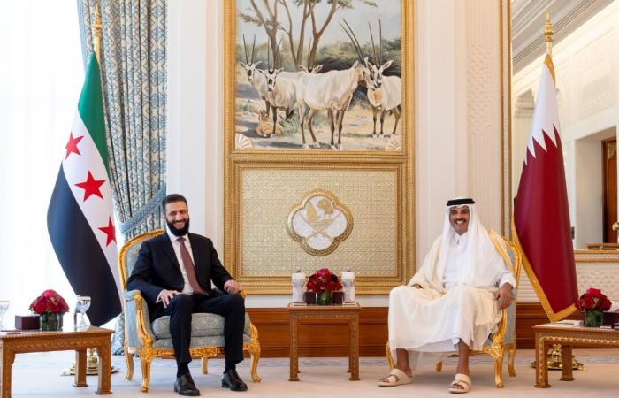 سمو الأمير والرئيس السوري يستعرضان الأوضاع الإقليمية والدولية