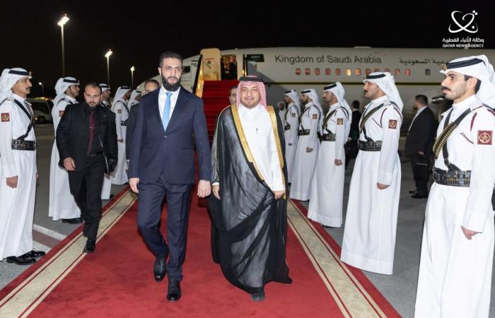 الرئيس السوري يصل الدوحة
