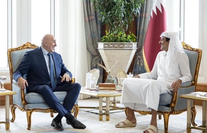 سمو الأمير يستقبل وزير الدفاع الإيطالي