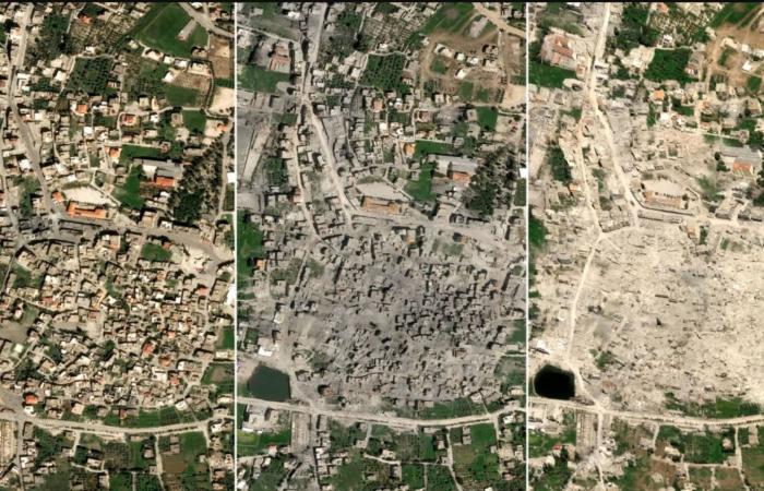 على غرار غزة.. صور الأقمار الصناعية ترصد حجم الدمار الإسرائيلي في لبنان