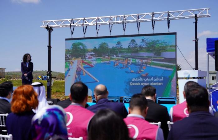 قطر الخيرية تضع حجر الأساس لمشروع المركز الاجتماعي في غازي عنتاب التركية