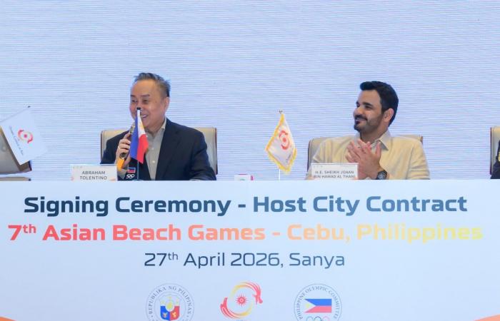 المجلس الأولمبي الآسيوي يوقع مع الفلبين اتفاقية استضافة دورة الألعاب الآسيوية الشاطئية السابعة (سيبو 2028)