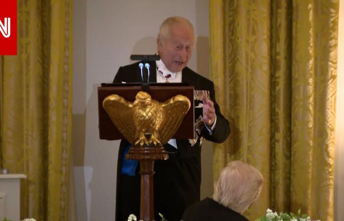 متابعة: أضحك الحضور.. تشارلز يرد على تصريح ترامب: لولا بريطانيا لكنتم تتحدثون الفرنسية