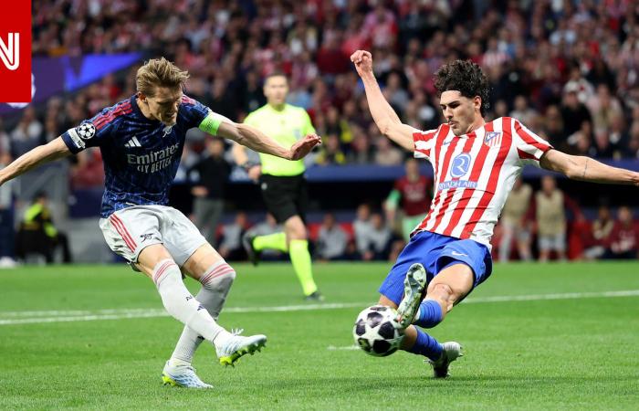 متابعة: تشامبيونزليغ: لا فائز في مواجهة أتلتيكو مدريد وأرسنال بذهاب نصف النهائي