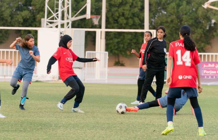 منافسات قوية بالبطولة المفتوحة لكرة القدم للفتيات