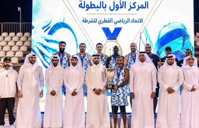 اتحاد الشرطة يتوج بكأس البطولة السابعة المفتوحة للكرة الطائرة الشاطئية