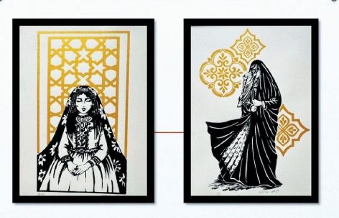 "الشرق" ترصد مشاركات الفنانين في معرض الجرافيك بـ «كتارا»