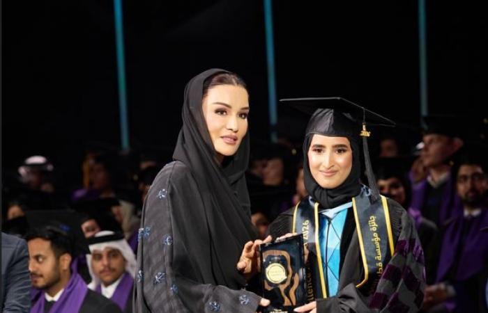 صاحبة السمو لخريجي مؤسسة قطر: لا تسمحوا لضغوطات الحياة أن تبعدكم عن قيمكم وإيمانكم بعالم أفضل