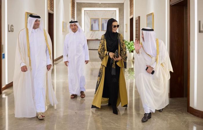 صاحبة السمو تشهد حفل تخريج الدفعة التاسعة والأربعين من خريجي القطاع الصحي بجامعة قطر