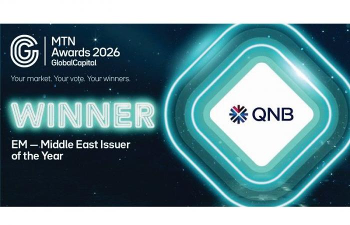 تكريم QNB لريادتها في أسواق الدين العالمية