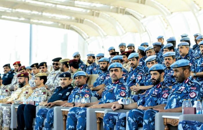 اختتام التمرين المشترك بقوة الأمن الداخلي