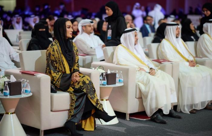 صاحبة السمو تشهد حفل تخريج الدفعة التاسعة والأربعين من خريجي القطاع الصحي بجامعة قطر