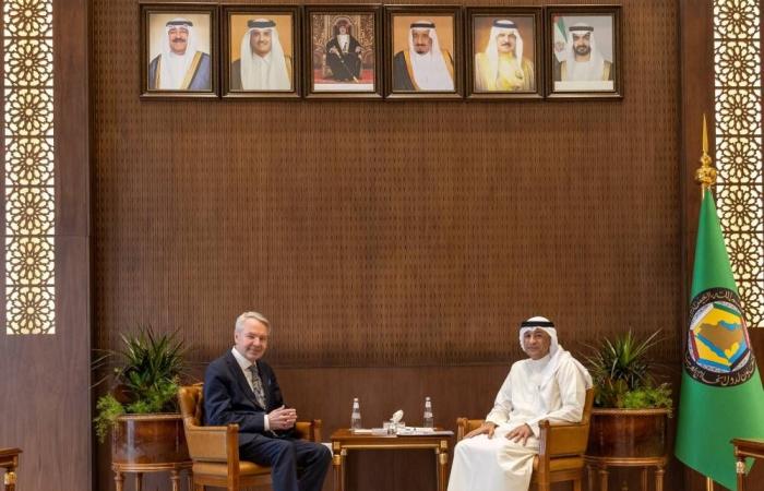 أمين عام مجلس التعاون يبحث مع مسؤول أممي الجهود الإقليمية والدولية الرامية إلى دعم مسار الحل السياسي في السودان