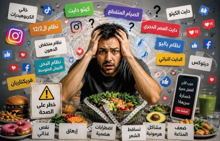 مواطنون وأخصائيون: «ترندات» الحميات الغذائية تربك المستهلكين وتهدد الصحة