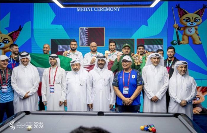 أدعم البليارد يحصد الذهبية