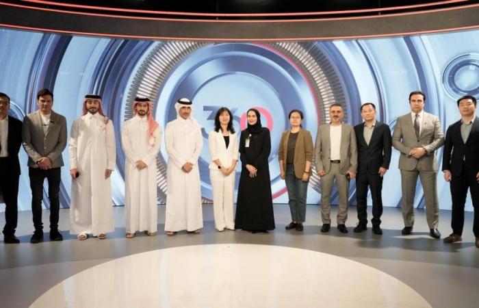 وفد إعلامي صيني يزور تلفزيون قطر