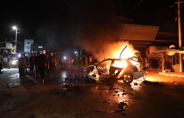  استشهاد فلسطينيين اثنين وإصابة آخرين في قصف إسرائيلي استهدف مركبة بمدينة غزة