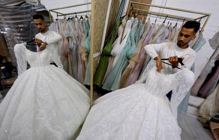 كيف
      تقتنص
      عرائس غزة
      «الفرح»
      من
      فساتين
      الزفاف
      البالية؟