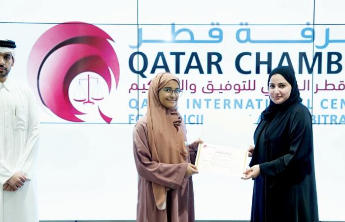 مركز التحكيم يستقبل طلاب سفراء أهداف التنمية