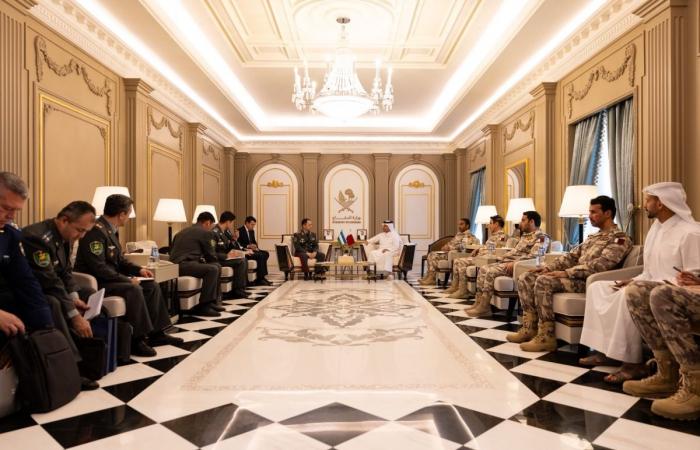 نائب رئيس مجلس الوزراء ووزير الدولة لشؤون الدفاع يلتقي وزير الدفاع الأوزبكي