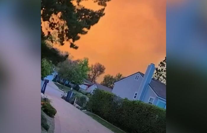فيديو مراقبة بالفاصل الزمني يُظهر سرعة انتشار حريق ساندي في ولاية كاليفورنيا