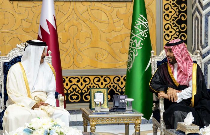 أمير قطر وولي العهد السعودي يبحثان جهود التهدئة في المنطقة