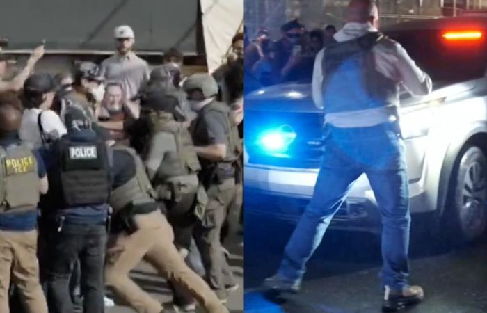 فوضى خلال احتجاجات بعد إضراب عن الطعام في مركز احتجاز تابع لإدارة الهجرة والجمارك الأمريكية