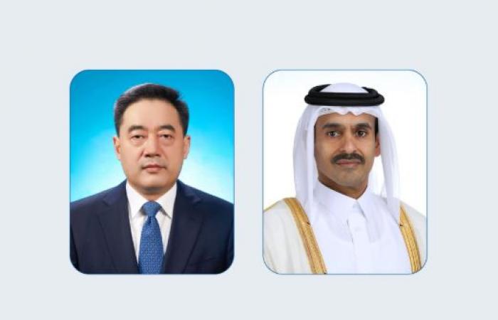  وزير الدولة لشؤون الطاقة يجتمع مع رئيس الهيئة الوطنية للطاقة الصيني